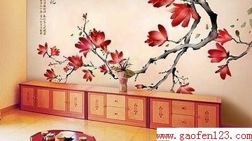 韩式墙纸 打造自然背景墙风格 www.gaofen123.com