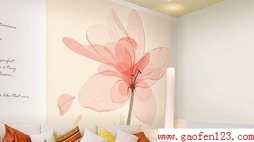 韩式墙纸 打造自然背景墙风格 www.gaofen123.com