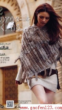 冬季披肩的各种围法 点缀枯燥寒冷季节拒绝平庸