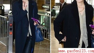 冬季黑色外套搭配技巧 寒冬穿出时髦范 www.gaofen123.com