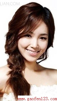 韩式婚纱照新娘发型集 助你打造完美韩式新娘造型