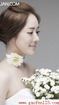 韩式婚纱照新娘发型集 助你打造完美韩式新娘造型