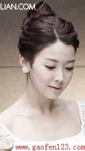 韩式婚纱照新娘发型集 助你打造完美韩式新娘造型